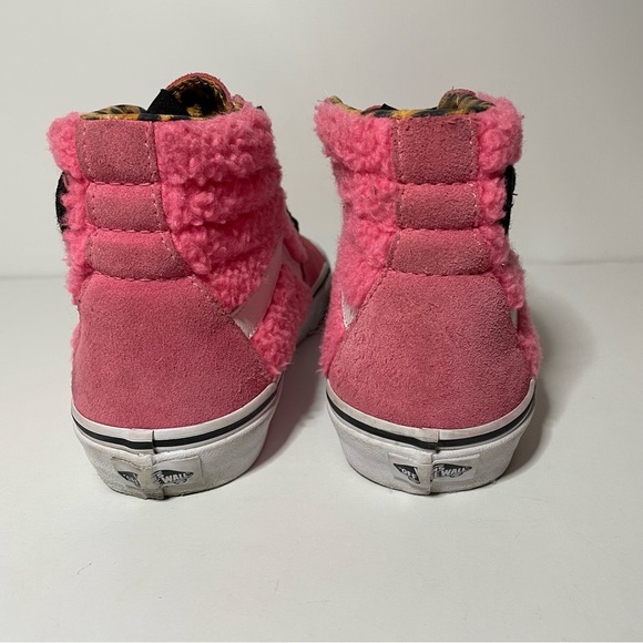 Vans SK8-Hi (Sherpa) Pink Lemonade Women 8.5 - Picture 7 of 9